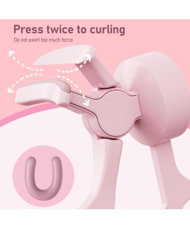 Electric Heated Eyelash Curler 3 Heat Modes Fast Curling Heated Lash Curler for Travel Type C Charging Rechargeable - Buy Online on GoSupps.com