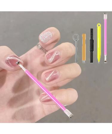 14-Piece Nail Magnet Tool Set | Magical Nail Art Tools for 3D Cat Eye Effect | Nail Magnet Stick & Pencil for Professional Nail Design - Buy Online on GoSupps.com