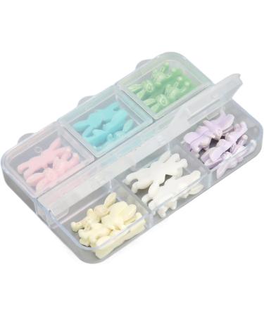 3D Cute Rabbit Nail Charms Nail Glitter Charm Rhinestones Ornaments Nail Art Decorations Glitter Accessories for DIY Craft Nail Art Design Manicure Decor - Buy Online on GoSupps.com