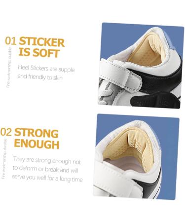 NOLITOY 4 Pairs Sneaker Heel Stickers - Self-Adhesive Heel Pads & Cushion Inserts for Men & Women - Perfect for Oversized Shoes & High Heels - Portable Silicone Shoe Inserts - Buy Online on GoSupps.com
