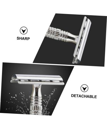 Premium Soesfoufu 2-in-1 Portable Cutthroat Razor - Perfect Gift for Men | Classic Manual Shaving Tool - Buy Online on GoSupps.com