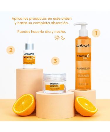  Babaria Babaria - Vitamin C Face Serum 30ml | Brightens your complexion | Anti-aging facial care for women | Antioxidant treatment | Anti-dark spots | Daily use day and night | 100% vegan - Buy Online on GoSupps.com