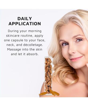 C-Source 12% Vitamin C Serum Capsules for Face by Adrien Arpel Daily Facial Serum Helps Smooth Fine Lines and Wrinkles Reduce Appearance of Dark Spots 30 Capsules - Buy Online on GoSupps.com