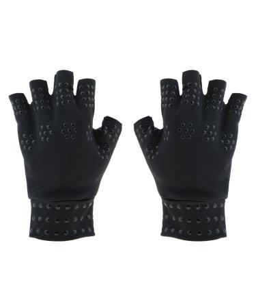 Arthritis Compression Gloves for Women and Men Copper Infused Gloves for Ease Muscle Tension Computer Typing Carpal Tunnel Black