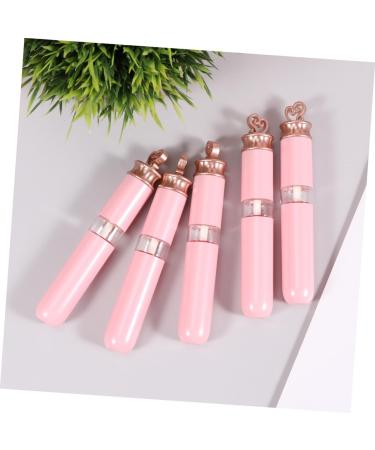 SOIMISS 5 pi ces Tubes Gloss L vres Plastique Vide Forme de C ur R utilisables et Rechargeables pour Liquide L vres DIY Flacons Portables Rose - Buy Online on GoSupps.com