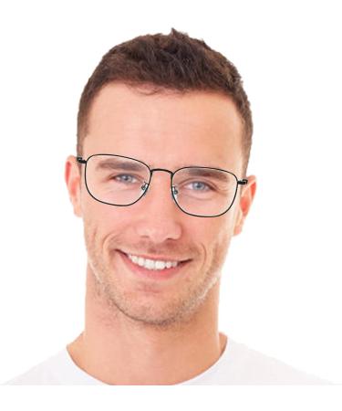 Blue Light Blocking Glasses | Hipster Metal Frame Women Eyeglasses | Computer Reading Gaming Anti Eyestrain Blue Light Glasses Nanyaciv Black Frame Discoloration - Buy Online on GoSupps.com