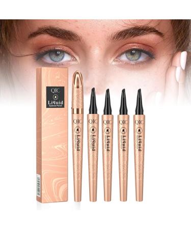 2024 New Magic Eyebrow Pencil with 4 Fork Tip 3D Microblading Eyebrow Pencil Natural Makeup Fine Stroke Magic Eyebrow Pencil Long-Lasting Natural Waterproof Eyebrow Pencil Stay on All Day Set - 4 Color