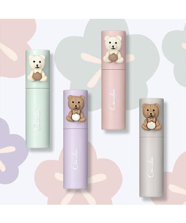 KOMEDO 4PCS Mist Matte Velvet Lipstick Set | Waterproof Long Lasting Lip Gloss | Cute Bear Beauty Makeup - Velvet Matte Lip Glaze - Buy Online on GoSupps.com