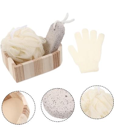 1 Set Bath Set Wood Large Bath Wipe - Buy Online on GoSupps.com