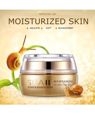 BIOAQUA Snail Mucus Repair Moisturizing Replenishing Cream Skin Glow Wonderful Vitality Impart 50g - Buy Online on GoSupps.com