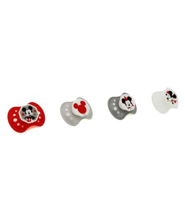 Cudlie Disney Mickey Mouse Baby Boy 4 Pack Pacifiers - Winkin Mickey Design - Buy Online on GoSupps.com