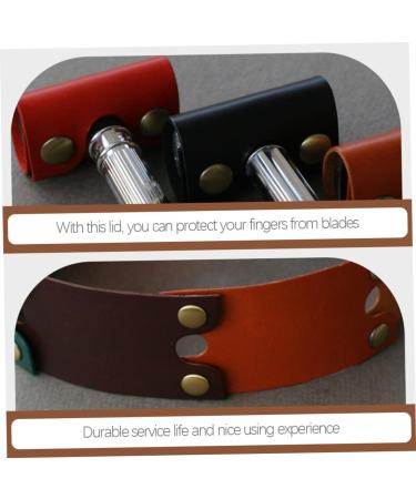 Plafope 3ST Razor Case - Protective Composite Leather Cover for Manual Razors | Accessory for Men - Buy Online on GoSupps.com