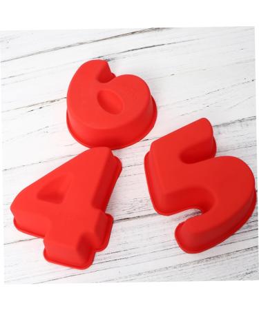 Milisten 18 Pcs Star Decor Silicone Number Cake Moulds Silicone Chocolate Mold Cake Decorating Mold Molds for Resin Ice Cream Decor Number Shaped Mold Cake Molds Resin Molds Tool Candy mediumx2pcs - Buy Online on GoSupps.com
