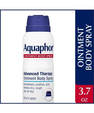 Aquaphor Advanced Therapy Ointment Body Spray Fragrance Free Hypoallergenic Spray Moisturizer for Dry Skin Moisturizes and Heals Dry Rough Skin 3.7 Oz Can (Pack of 2) 3.7 Ounce (Pack of 2) Spray - Buy Online on GoSupps.com