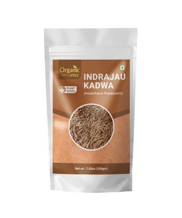 Organic Spree Indrajau Kadwa 200gm (7.05oz) Holarrhena Pubescens Pure and Natural Kutaja