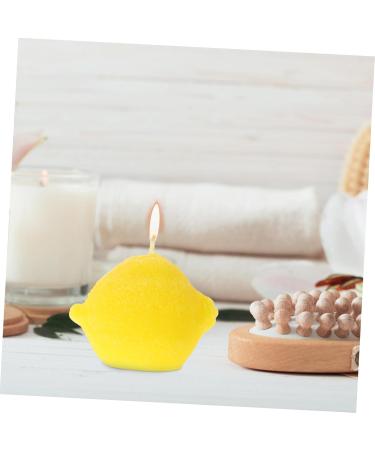 FRCOLOR Lemon Tea Candle - Relaxing Souvenir Candle for Girls | Korean Home Decor & Gifts | Paraffin Fragrance Oils - Buy Online on GoSupps.com