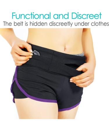 Insulin Pump Belt Holder for Diabetes Device - Adjustable Waist Fanny Pack for T1D with Epipen Pocket - Large Size - Buy Online on GoSupps.com