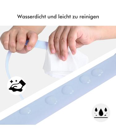 High-Quality Light Blue Tag Trag Leash for Dogs - 5m Waterproof Training Line with Handle & D-Ring for Small to Medium Dogs - Buy Online on GoSupps.com