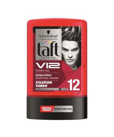 Schwarzkopf Taft V12 Fixation Turbo 12 Power Gel 300ml (pack of 3)