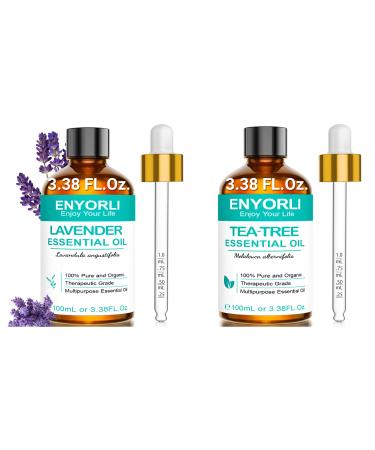 ENYORLI Lavender and Tea-Tree Essential Oil