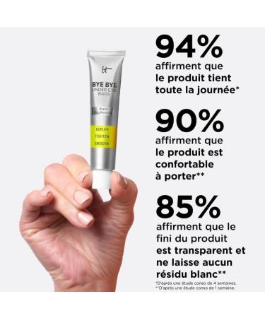 IT Cosmetics Traitement Yeux Anti-Poches Bye Bye Under Eye Bags D gonfle Resserre & Lifte les Poches Convient aux Peaux Sensibles 15 ml - Buy Online on GoSupps.com