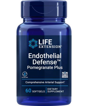 Life Extension Endothelial Defense Pomegranate Plus 60 Softgels