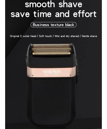 Buy Premium Waterproof Electric Razors for Men | Portable Rechargeable Shavers & Beard Trimmers | Gold with Gift Box - Buy Online on GoSupps.com