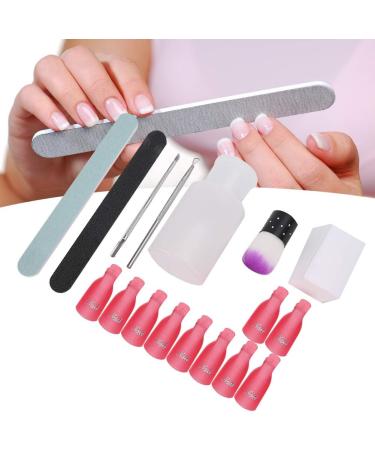 Nail File Nail Gel Set Nail Polish Gel Remover Tools Kit Nail Polish Removal Tool for Manicure Grinding Professional Nail Art Dust Brush Tool for Home and Salon - Buy Online on GoSupps.com