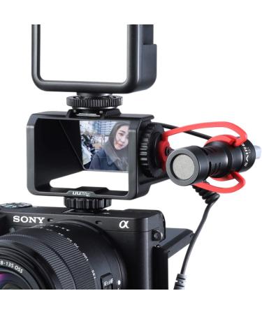 UURig Vlog Selfie Flip Screen for Sony A7R3/A7III/A7II/A6000/A6300/A6500 | Cold Shoe Bracket Microphone Mount for Fujifilm XT3/XT20, Canon, Panasonic, Nikon - Reverse Mirror - Buy Online on GoSupps.com