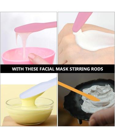 Luxshiny Silicone Stirring Sticks - Colorful Reusable Epoxy Resin Applicators & Makeup Mixing Tools (10 Pieces) - Buy Online on GoSupps.com