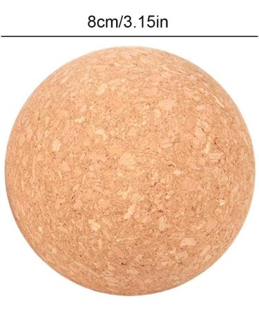 Yoga Massager Ball - Deep Tissue Massage | Sore Muscle Relief | Cork Massage Balls for Gym & Home - Buy Online on GoSupps.com