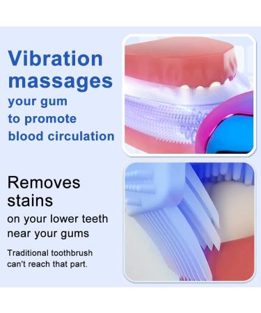 Ultrasonic Electric Toothbrush for Adults | Automatic 360 Toothbrush with LED Light | Hands-Free & Rechargeable | Teeth Whitening | IPX7 Waterproof | Gradient Color - Buy Online on GoSupps.com