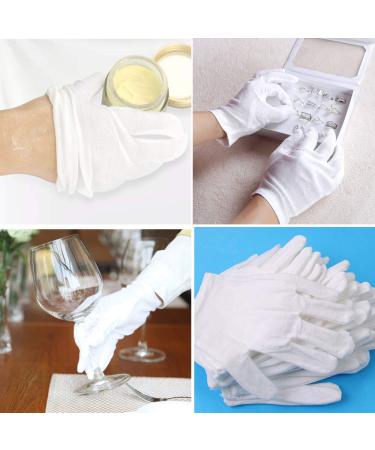 10 Pairs Small Cotton Moisturizing Gloves for Sensitive Skin - Eczema Relief for Kids & Adults - Reusable Work and Inspection Gloves (20 Count) - Buy Online on GoSupps.com