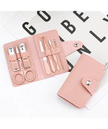 Pink 7-Piece Nail Clippers Set Nail Clippers for Women Beauty and Manicure Tools Home Pedicure Scissors 7pieces Set - Buy Online on GoSupps.com
