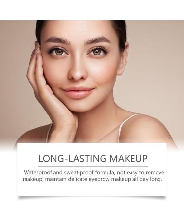Eyebrow Cream Pen Smudge-proof Double Head Makeup Eyebrow Pen Eyebrow Makeup Pen Waterproof Eyebrow Care Pen for Home Dating Travel Hotel Dark Grey Colour - Buy Online on GoSupps.com