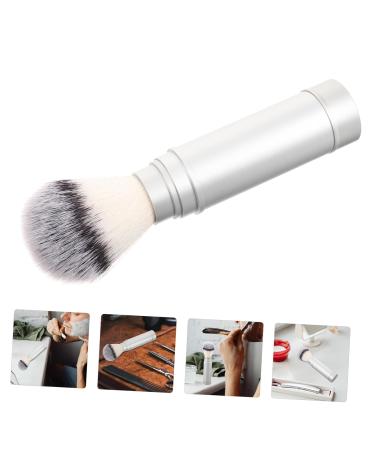 Premium Hemoton Mens Shaving Brush - Soft Fur Beard & Mustache Brush for Men Travel-Friendly Metal Design Ideal for Perfect Shaves - Buy Online on GoSupps.com