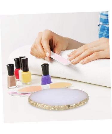  Healvian Healvian 2 Piece Nail Palette Nail Art Palette Nail Polish Mixing Palette Nail Artist Palette Mixing Tray for Nail Polish Nail Art Painting Tray Nail Art Mixing Tray Mixing Palette for Nail Makeup Resin - Buy Online on GoSupps.com