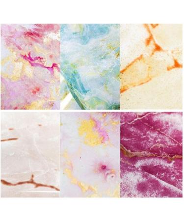 Deco Foil Transfer Sheets 10 Sheets Nail Art Stickers Tips Foil Nail Wraps Nail Transfer Foil Marble Nail Foil Transfer Sticker for Women Girls Manicure Charms Decorations Assorted Color - Buy Online on GoSupps.com