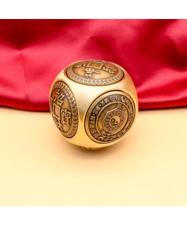 Beavorty 2 Pieces Chinese Feng Shui Luck Coins - Antique Six-Sided Coins for Wealth Happiness & Health Decoration - Buy Online on GoSupps.com
