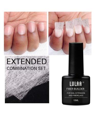 Magical Silk Fiberglass Nail Extension Kit - Nail Care Fiberglass Silk Form for Nail Art Extension (20PCS) - Buy Online on GoSupps.com