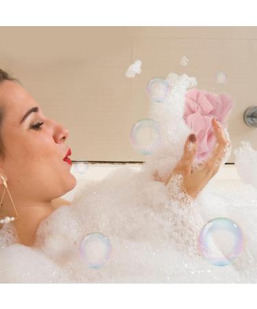 3pcs Bath Flower Scrubber - Comfortable Exfoliating Bath Balls for Skin Cleaning & Relaxation - Buy Online on GoSupps.com