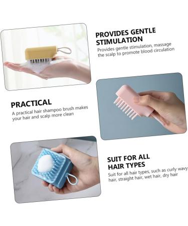 Buy TOVINANNA 12 STK Massage Shampoo Brush - Silicone Scalp Scrubber & Bathing Device for Thick Hair - Best Hair Care Tool Online - Buy Online on GoSupps.com