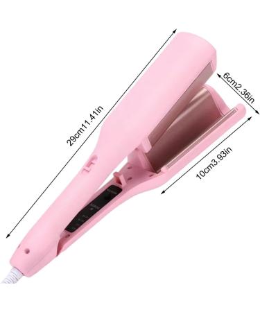 Curling Iron Crimper Beach Waves Curling Iron Iron Hair Crimper Hair Crimper Curling Wand Hairstyle Hair Crimper Hair Styling Equipment for All Hair Types Hair Tool for Home Salon B: Pink European Regulations - Buy Online on GoSupps.com