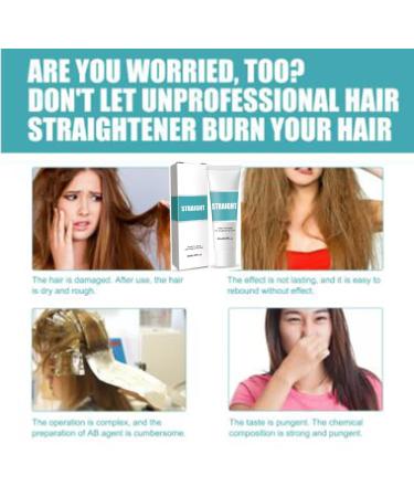 Zengxiaoyun Protein Correcting Hair Straightening Cream - Nourishing Silk & Gloss Formula for Fast Smoothing and Collagen Hair Straightening - All Hair Types - Buy Online on GoSupps.com