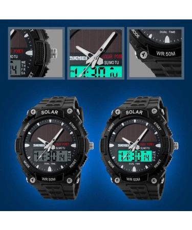 Men s Solar Watch Waterproof Outdoor Electronic Watch Student Sports Watch Suitable for Gift Giving (Color : Style-D) Uptodate Style-B - Buy Online on GoSupps.com