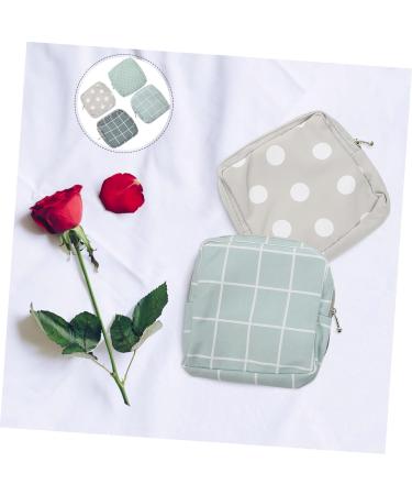 Healvian Menstrual Pad Storage Pouch - 4pcs Sanitary Napkin Holder for Travel, Makeup, Toiletries & Cash - Buy Online on GoSupps.com