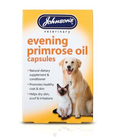 Johnsons Vet Evening Dog and Cat Prim Oil Capsules Pack of 60