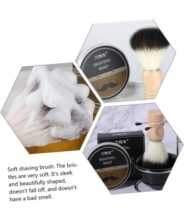 Buy Hemoton Men's Grooming Kit - Shaving Foam Bowl & Brush Set | Portable 3-Piece Suit for Cosmetology | International Shipping Available - Buy Online on GoSupps.com