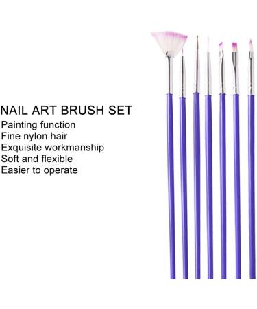 Exquisite Fashion Easy To Use Nail Art Sticker Nail Art Brush High-Quality Materials Practical for Home Salon Shop - Buy Online on GoSupps.com