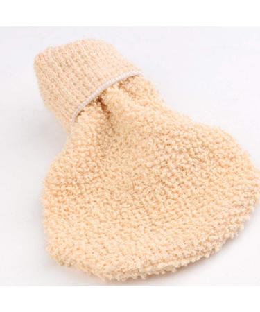 EXCEART 2pcs Bamboo Fiber Bath Shower Gloves - Double Sided Body Scrubber for Exfoliation and Dead Skin Removal - Buy Online on GoSupps.com